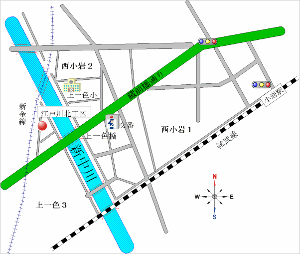 江戸川北工区地図